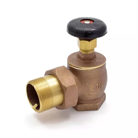 1-1/2″ FIP x 1-1/2″ MIP Union Steam Angle Radiator Valve