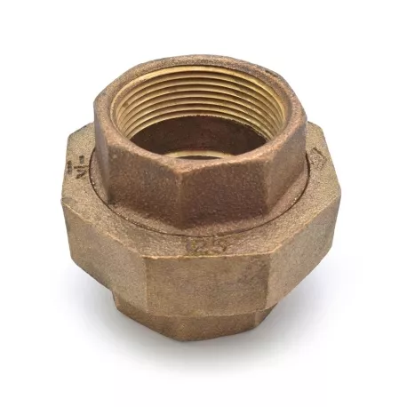 1-1/2″ FPT Brass Union, Lead-Free