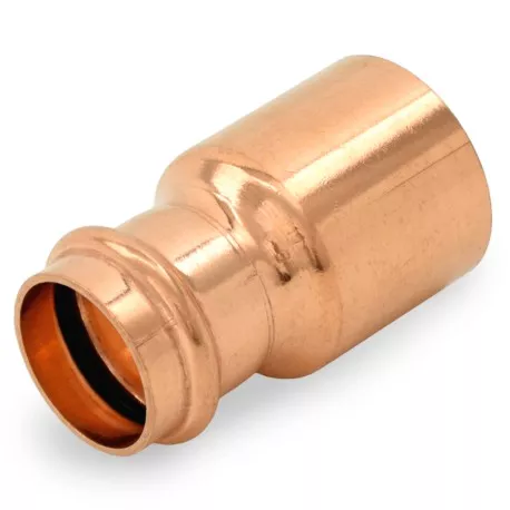 1-1/2″ FTG x 1″ Press Copper Reducer, Imported