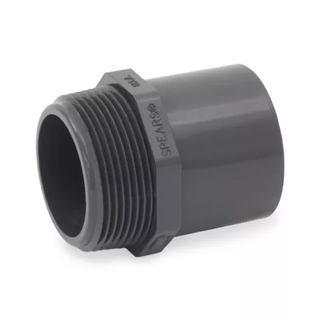 1-1/2″ PVC (Sch 80) MIP x Spigot Adapter