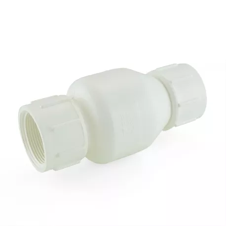 1-1/2″ PVC Spring Check Valve, FPT Threaded, Sch. 40/80