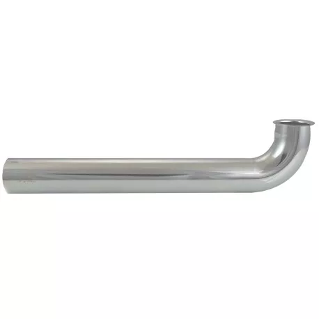 1-1/2″ x 12″, 17GA, Direct Connect (Quick Hook Up) Waste Bend, Chrome Plated Brass