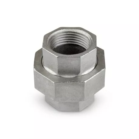 1″ 304 Stainless Steel Union, FNPT x FNPT threaded
