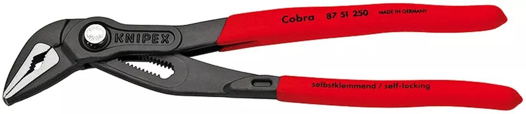 10″ KNIPEX Cobra ES Water Pump Pliers Extra-Slim (8751250)