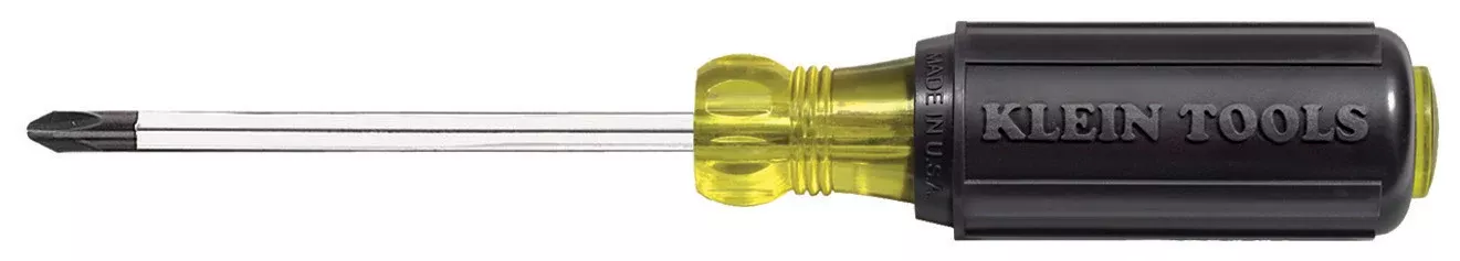 #2 Profilated Phillips-Tip Screwdriver 4″ Round-Shank (603-4)