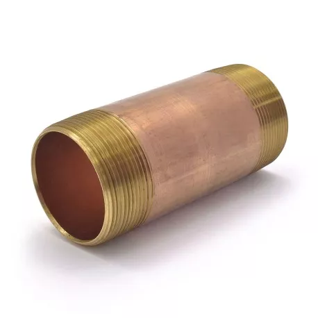 2″ x 5″ Brass Pipe Nipple