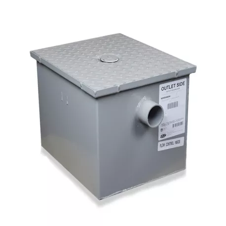 #20 Grease Trap, 10 GPM, 20 lbs, 2″ no-hub inlet/outlet