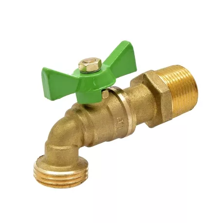 3/4″ MIP Hose Bibb Ball Valve, 1/4-Turn, Lead-Free