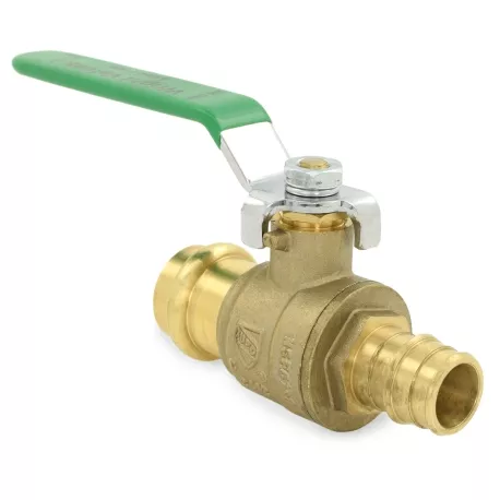 3/4″ PEX-A Expansion x Press Brass Ball Valve, Full Port (Lead-Free)