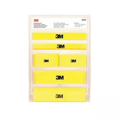 3M 5692 Sanding Block Kit Yellow Stikit PSA Attachment