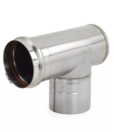 4" Z-Vent Vertical Condensate Drain Tee