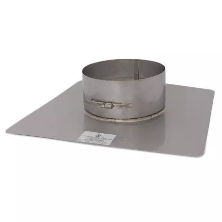 8″ Z-Max 18″ x 18″ Stainless Steel Flat Chimney Flashing