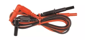 A081 TPI Right Angle To Shuttered Plug Silicone Insulated Multipurpose Lead Set