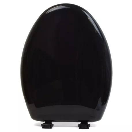 Bemis 1200SLOWT (Black) Premium Plastic Soft-Close Elongated Toilet Seat