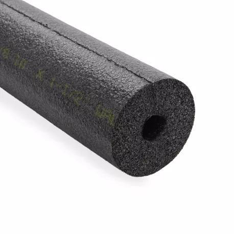 (Box of 9) 1-1/8″ ID x 1-1/2″ Wall Semi-Slit Foam Pipe Insulation, 6ft (54ft total)