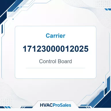 Carrier 17123000012025 Control Board