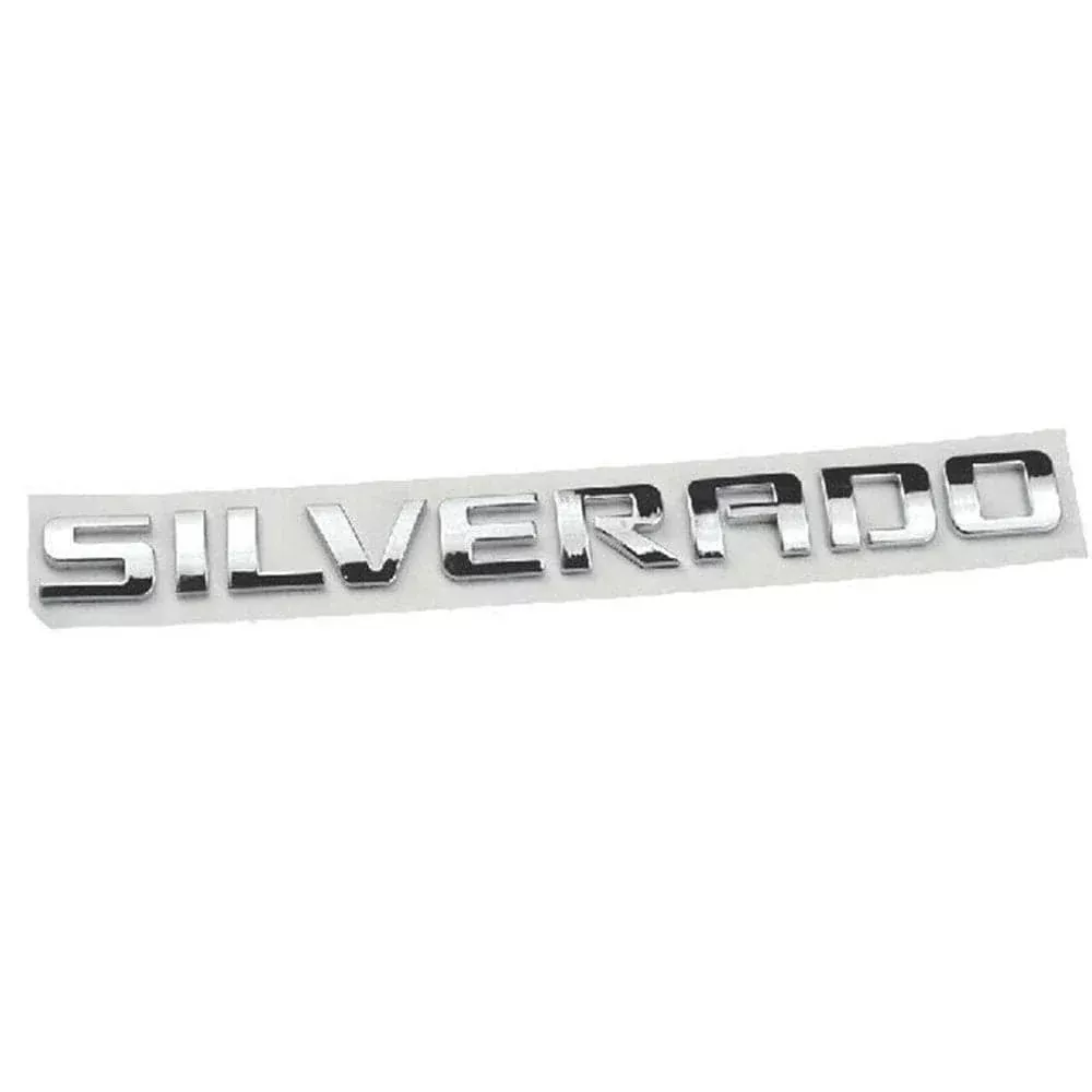 Chevrolet Silverado Emblem – Silverado Letter Chrome 15129652