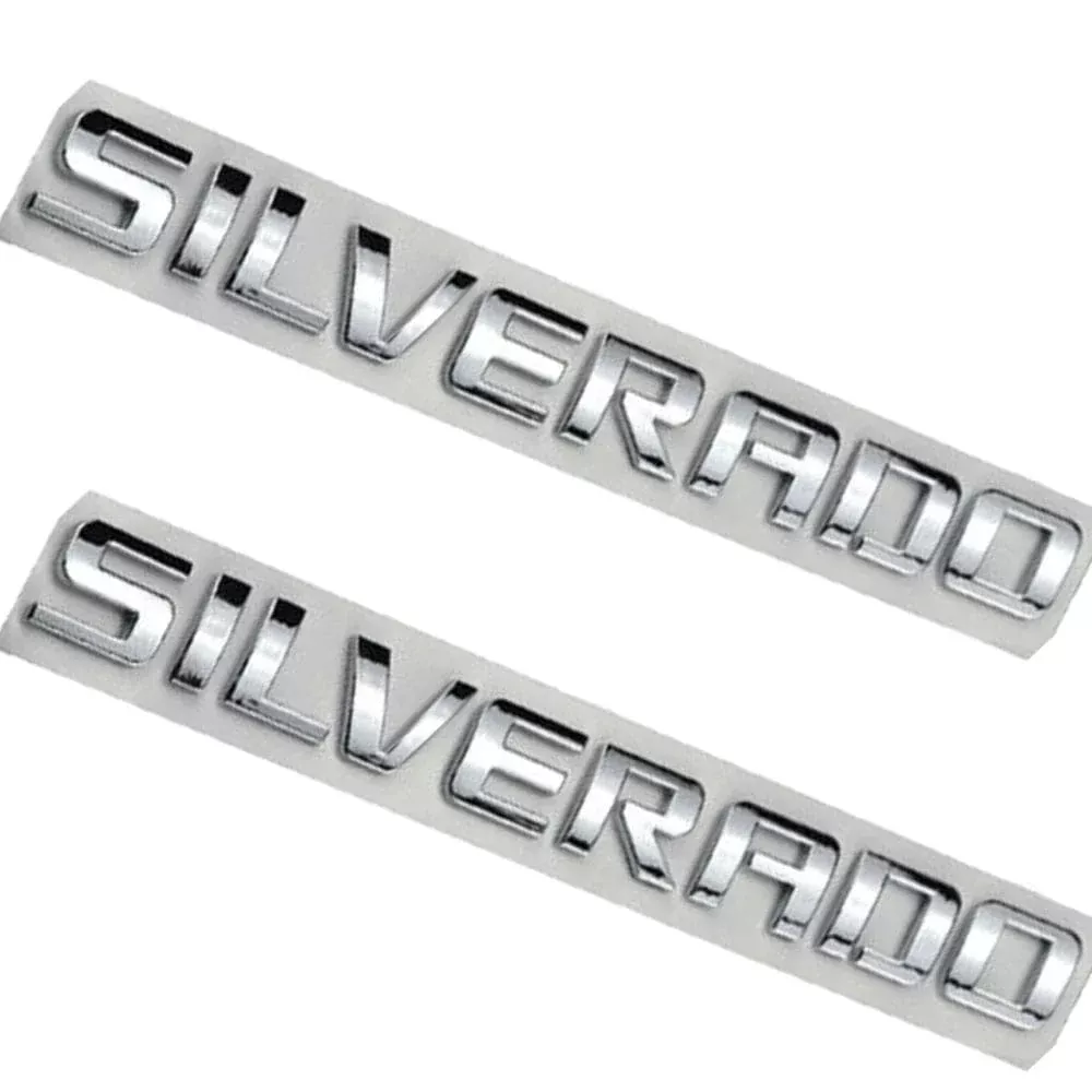 Chevrolet Silverado Emblems – Silverado Letter Chrome 15129652