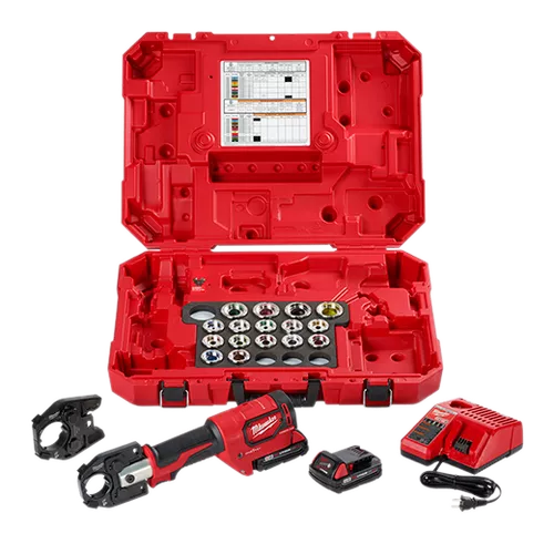 Copy of M18" FORCE LOGIC™ 600 MCM Crimper Kit with #8 - 600 MCM Cu Dies