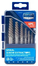 CY73414 6 Piece Spiral Flute Screw Extractor Set