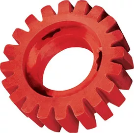 DY92255 4" (102 mm) Dia. x 1-1/4" (32 mm) Wide RED-TRED Eraser Wheel