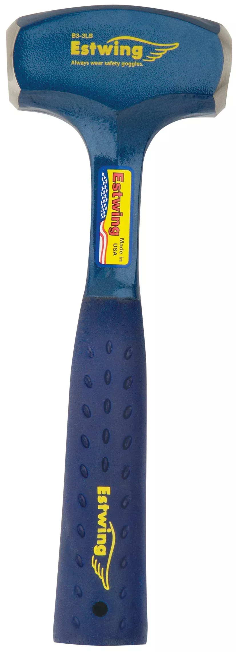 Estwing 3lb Solid Steel Drilling Hammer w/ Nylon Grip (B3-3LB)