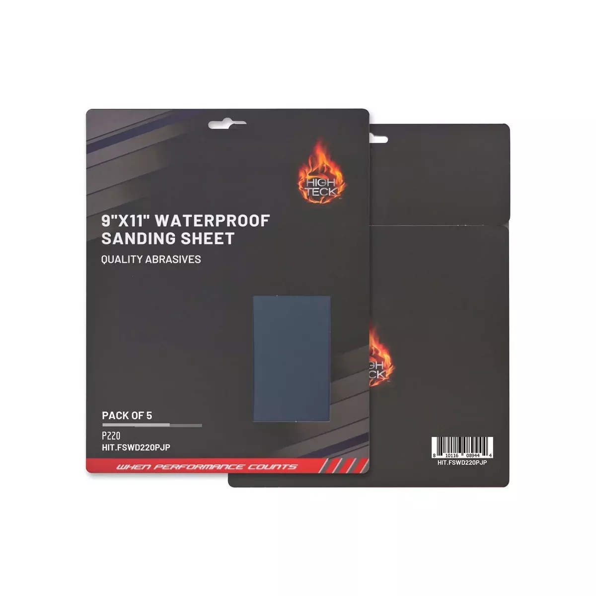 High Teck FSWD220PJP Waterproof Sanding Sheet P220 5 pcs Pack