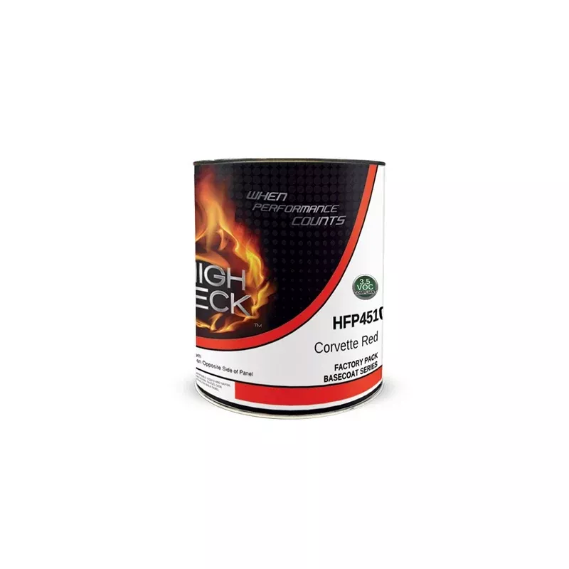 High Teck HFP451C-1 Low VOC Urethane Basecoat, Corvette Red, 1 gal
