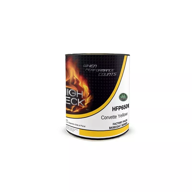 High Teck HFP650C-1 Low VOC Urethane Basecoat, Corvette Yellow, 1 gal