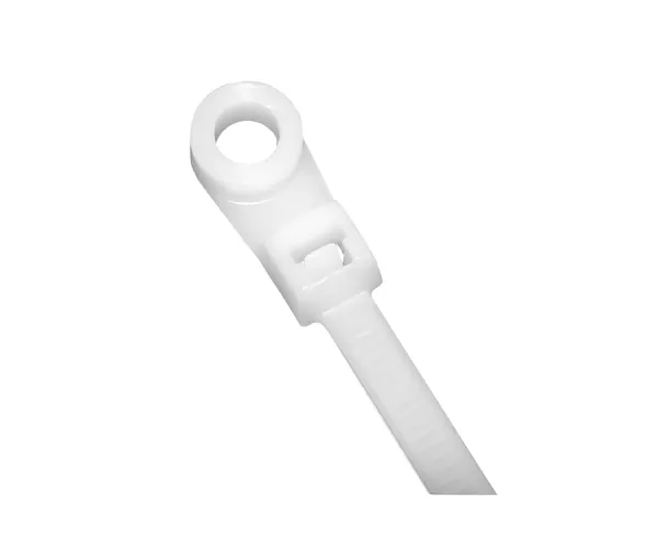 K Tool International 77140 - 14" Natural Wire Tie with Mounting Head,50lb Tensile 100/pk
