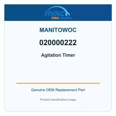 Manitowoc 020000222 Genuine OEM Agitation Timer