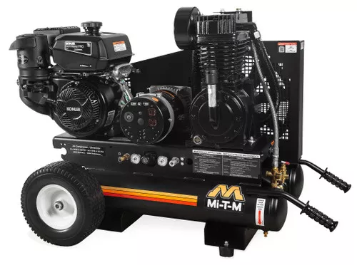 Mi-T-M AG2-PK14-08M1 Gasoline Air Compressor/Generator Combinations ,8-Gallon Tw