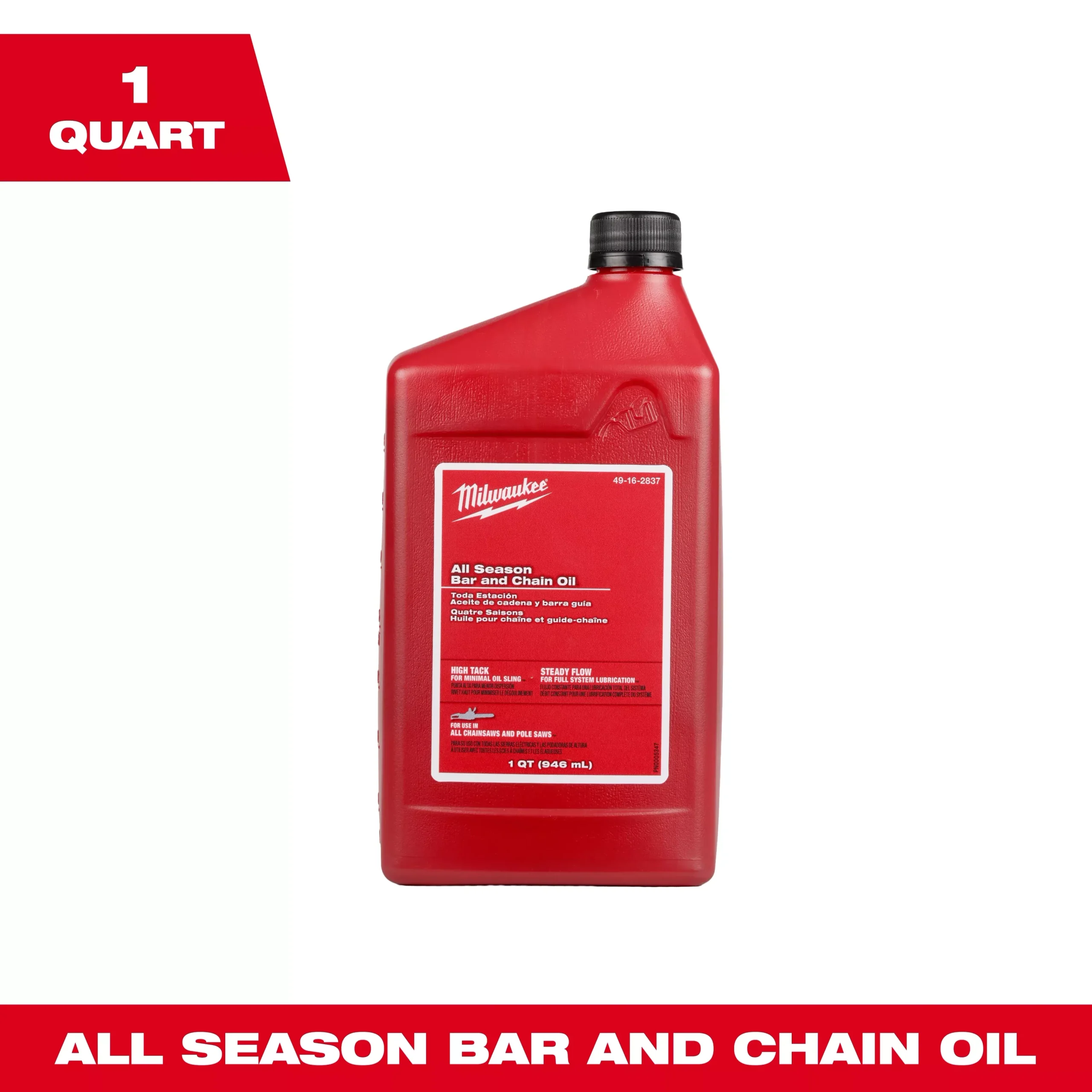 Milwaukee 49-16-2837 1 Quart All Season Bar and Chain Oil