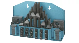 Precise Steel Clamping Kit, Table T-Slot: 9/16" | T-Slot Width: 7/8" | Stud Size: 3/8"-16 - SECK-916