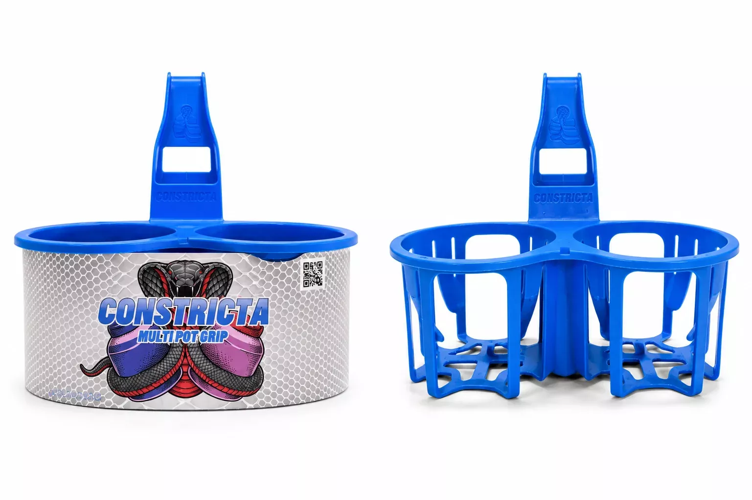 Rebend Industries Constricta Multi Pot Grip Glue & Primer Caddy, Blue
