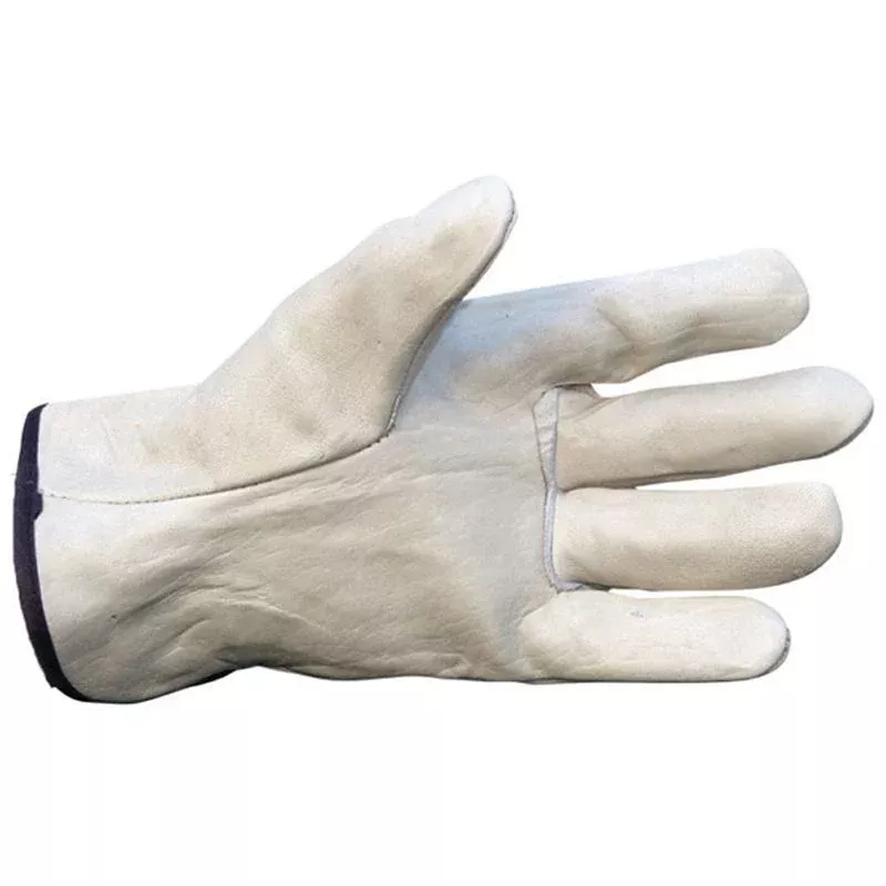 SAS 6528 Driver Gloves X-Large White Pigskin – Straight Thumb, Heavy Duty Protection