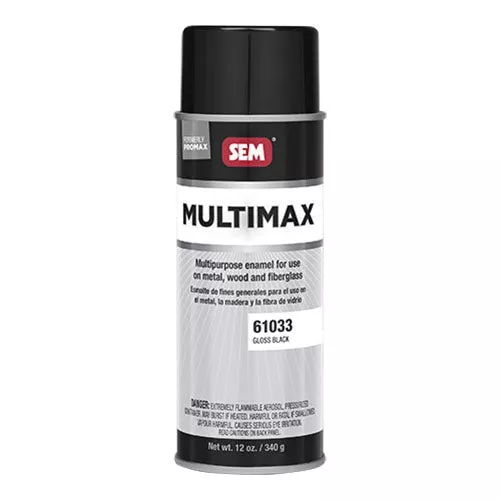 SEM MultiMax Aerosol Enamel 61033 Black Gloss 16 oz