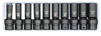 SU3660 10 Piece 3/8" Drive Deep Swivel Socket Set 10-19MM