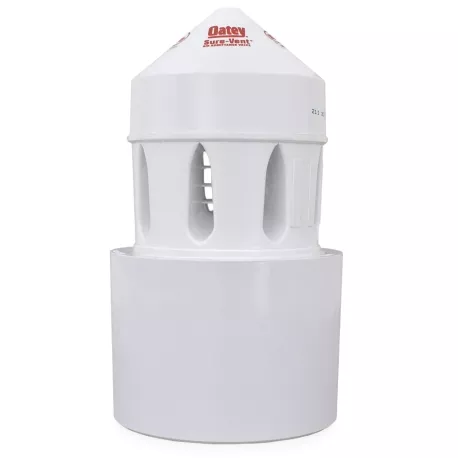 Sure-Vent Air Admittance Valve, DFU 160 Branch / 500 Stack, 3″ PVC Hub or 4″ Spigot, Sch 40