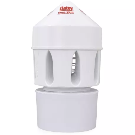Sure-Vent Air Admittance Valve, DFU 160 Branch / 72 Stack, 2″ PVC Hub or 3″ Spigot, Sch 40