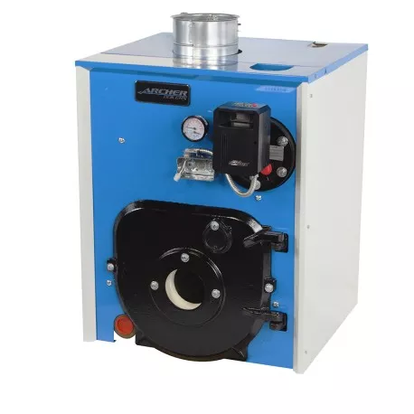 Trooper 201,000 BTU Hot Water Oil Boiler w/out Burner with Tankless Coil, Chimney Vent, 86.1% AFUE
