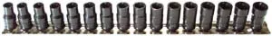 TRTSCS2516B 16 Piece Combination Turbo Socket Set 1/4