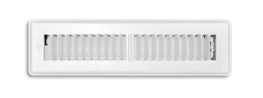 TRUaire 150MW02X12 2″ x 12″ Floor Supply Register, Pristine White