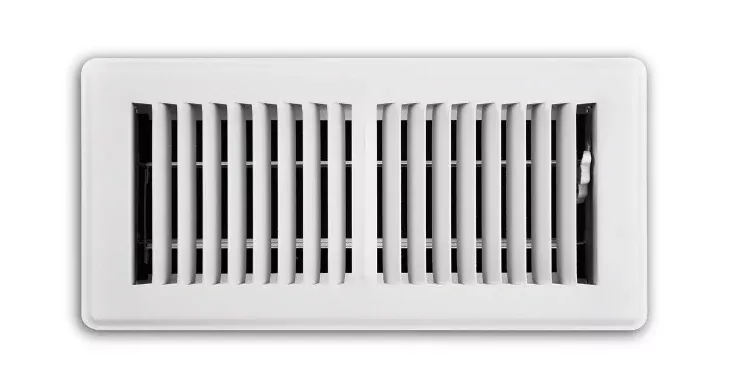 TRUaire 150MW04X10 4" x 10" Floor Supply Register, Pristine White