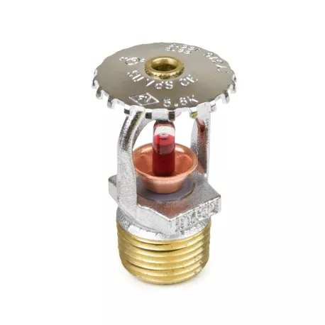 TY-B Upright Fire Sprinkler Head, Standard Response, K=5.6, Chrome Plated Brass, 155°F, 1/2″ NPT