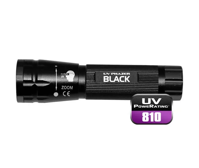 UView 413075 - Phazer Black True UV Light (AAA Batteries)