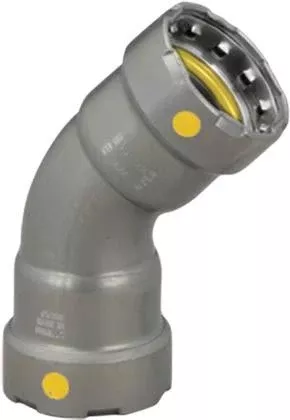 Viega 25246 1-1/4" x 1-1/4" MegaPressG 45° Elbow