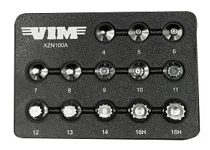 VMXZN100A 13Pc 3/8" Drive Stubby XZN Socket Set