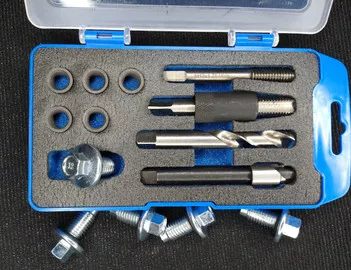 Win Tools M12-UNIV Aluminum Oil Pan Drain Plug Thread Repair Kit