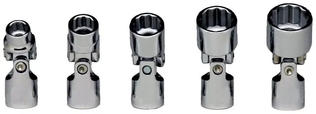 Wright Tool 207 1/4" Drive 12 Point Standard Flex Socket Set 1/4" - 1/2" (5-Piece) (207WR)